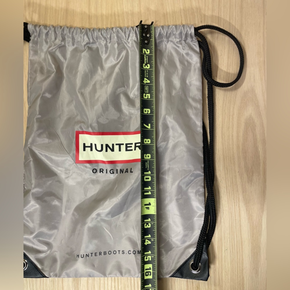Hunter Boots String Backpack Gray - image 3